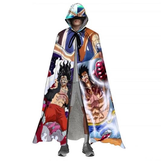 AOP Double Fleece Cloak