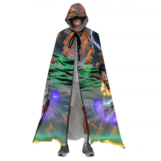 AOP Double Fleece Cloak